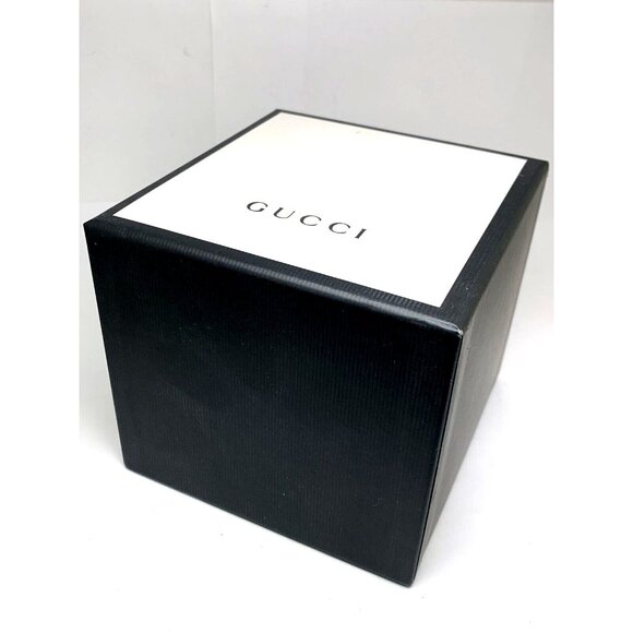 Gucci Watch Box Presentation Black White Cardboard Display Gift Empty - Picture 10 of 10